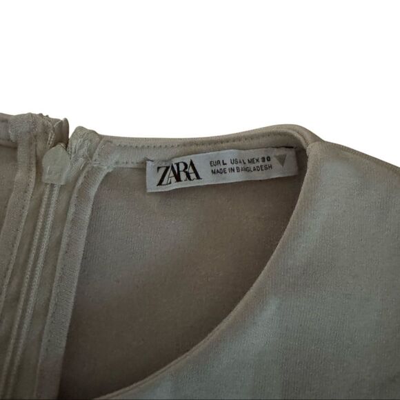 ZARA Women's Two Piece Top + Maxi Skirt Set in Nude Size Large - Picture 7 of 9